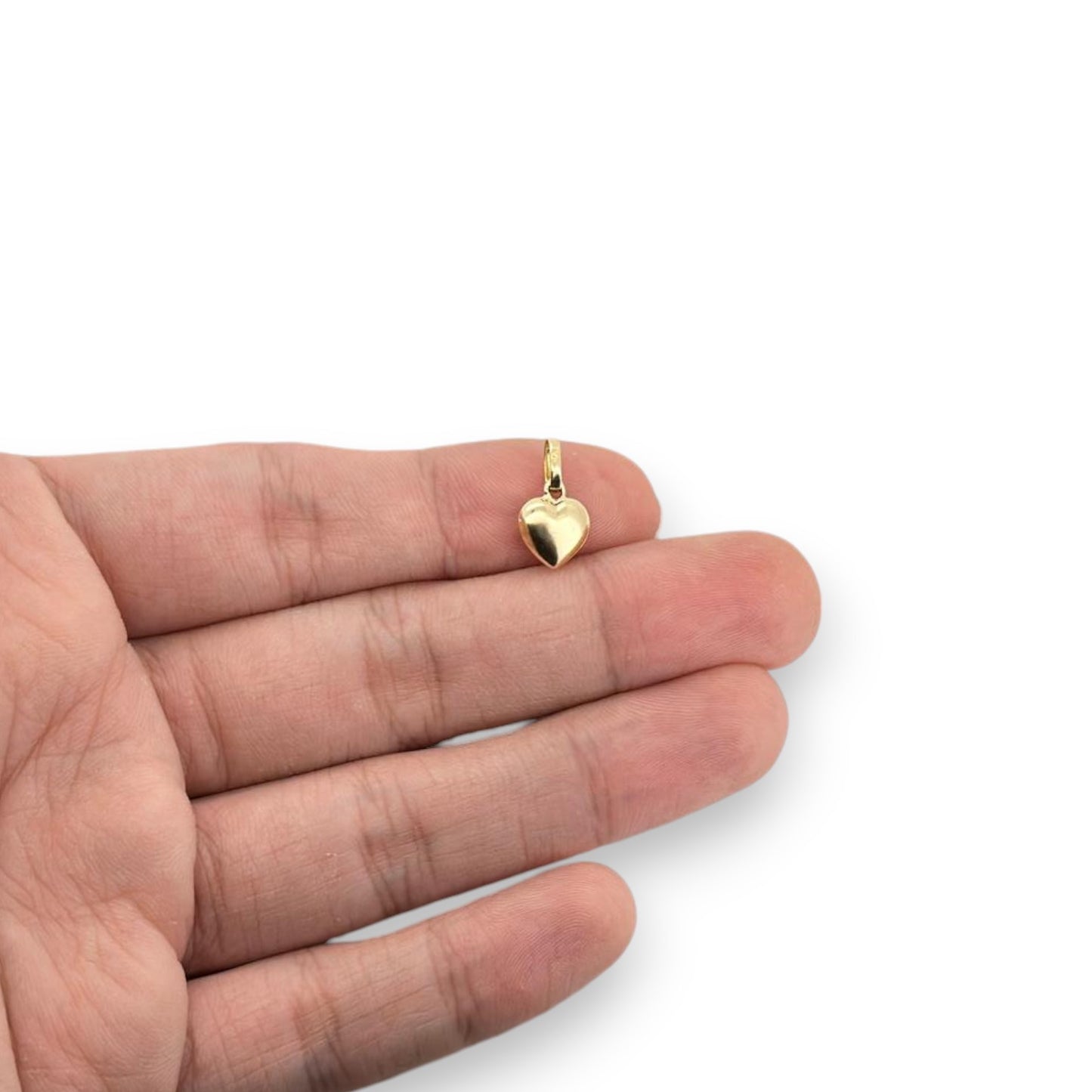 Tiny Heart Pendant - 14K Yellow Gold