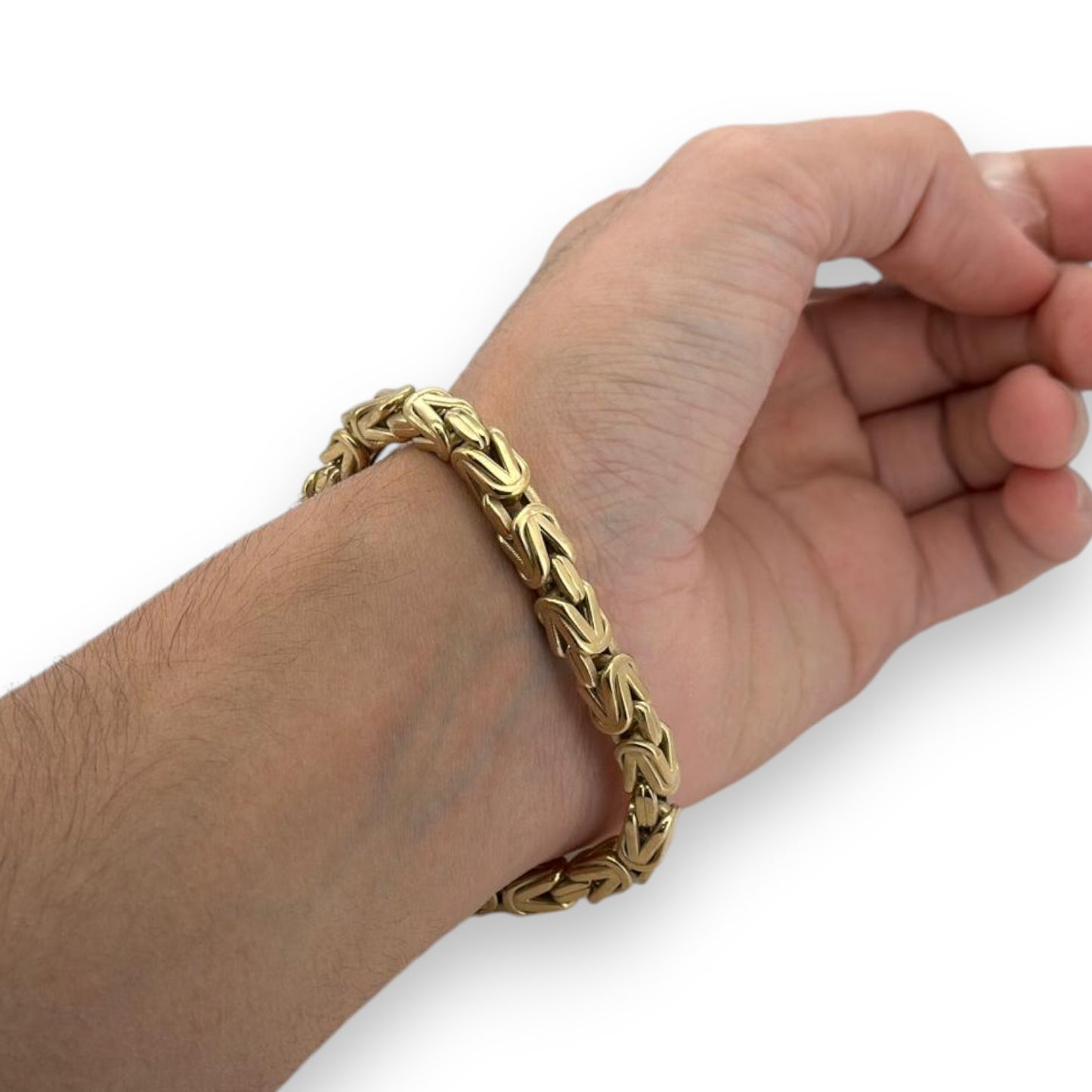 Byzantine Bracelet - 10K Yellow Gold