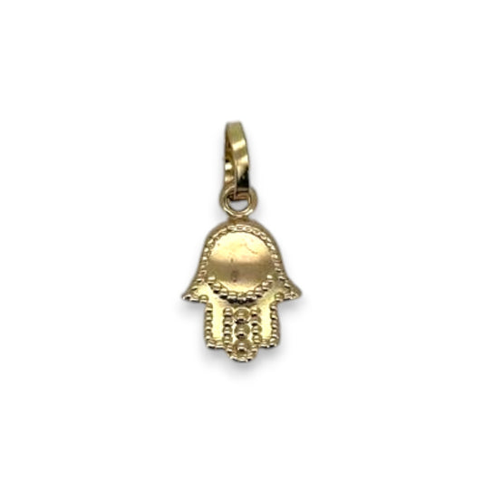 Hamsa Pendant - 14K Yellow Gold