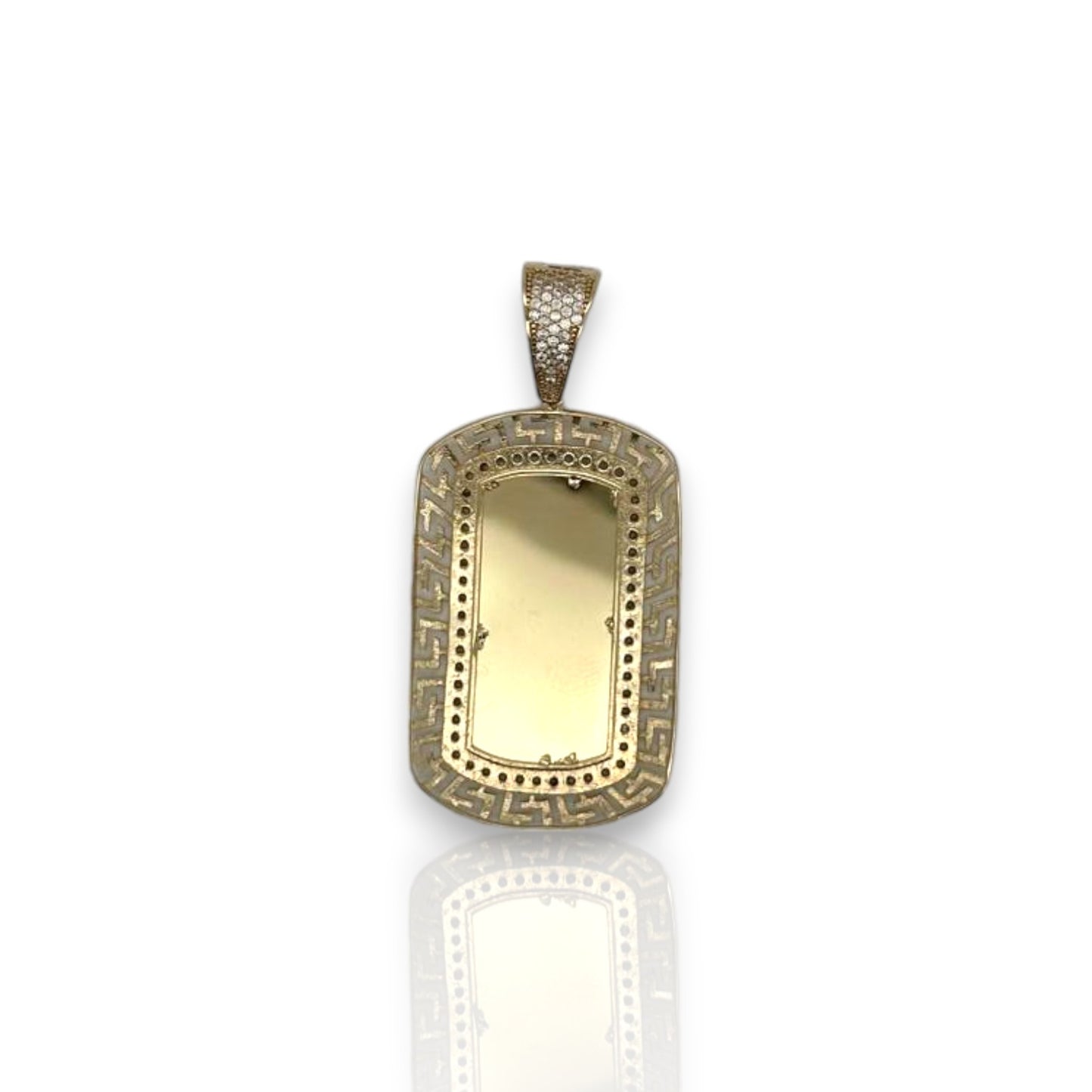 Picture Frame Pendant - 14K Yellow Gold