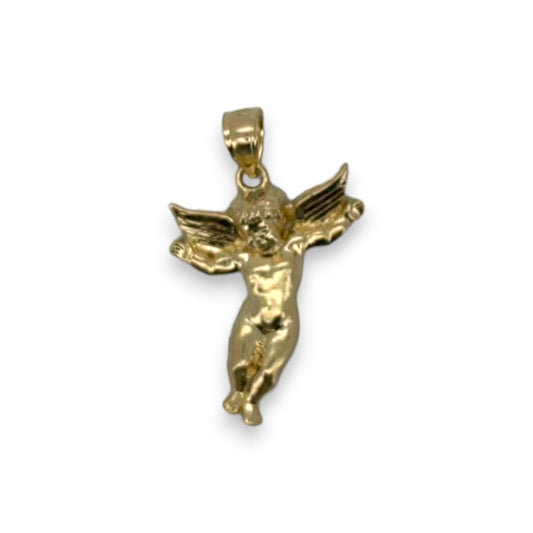 Angel Pendant - 14K Yellow Gold