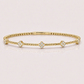 14K Clover Illusion Flexible Bangle