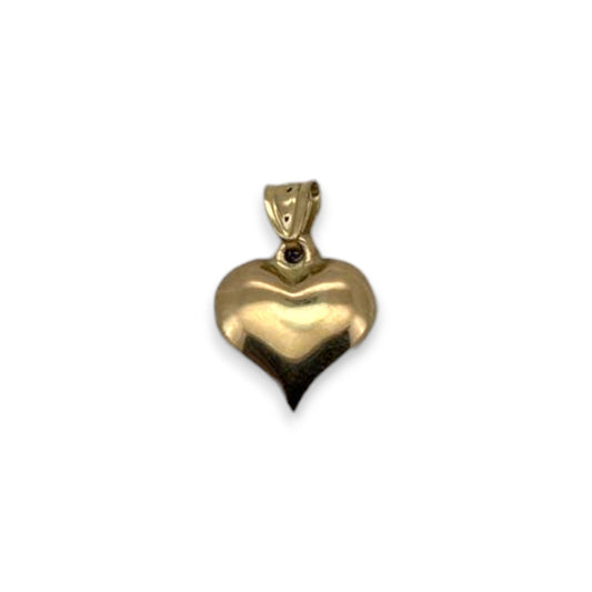 Heart Pendant - 14K Yellow Gold