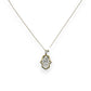 Hamsa Diamond Pendant With Cable Chain - 14K Yellow Gold