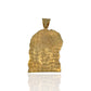 Colgante con cabeza de Jesús - Oro amarillo de 10 quilates