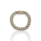 Pave Link Cz Bracelet - 14K Yellow Gold