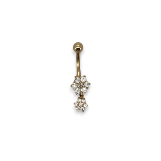 Belly Piercing - 14K Yellow Gold