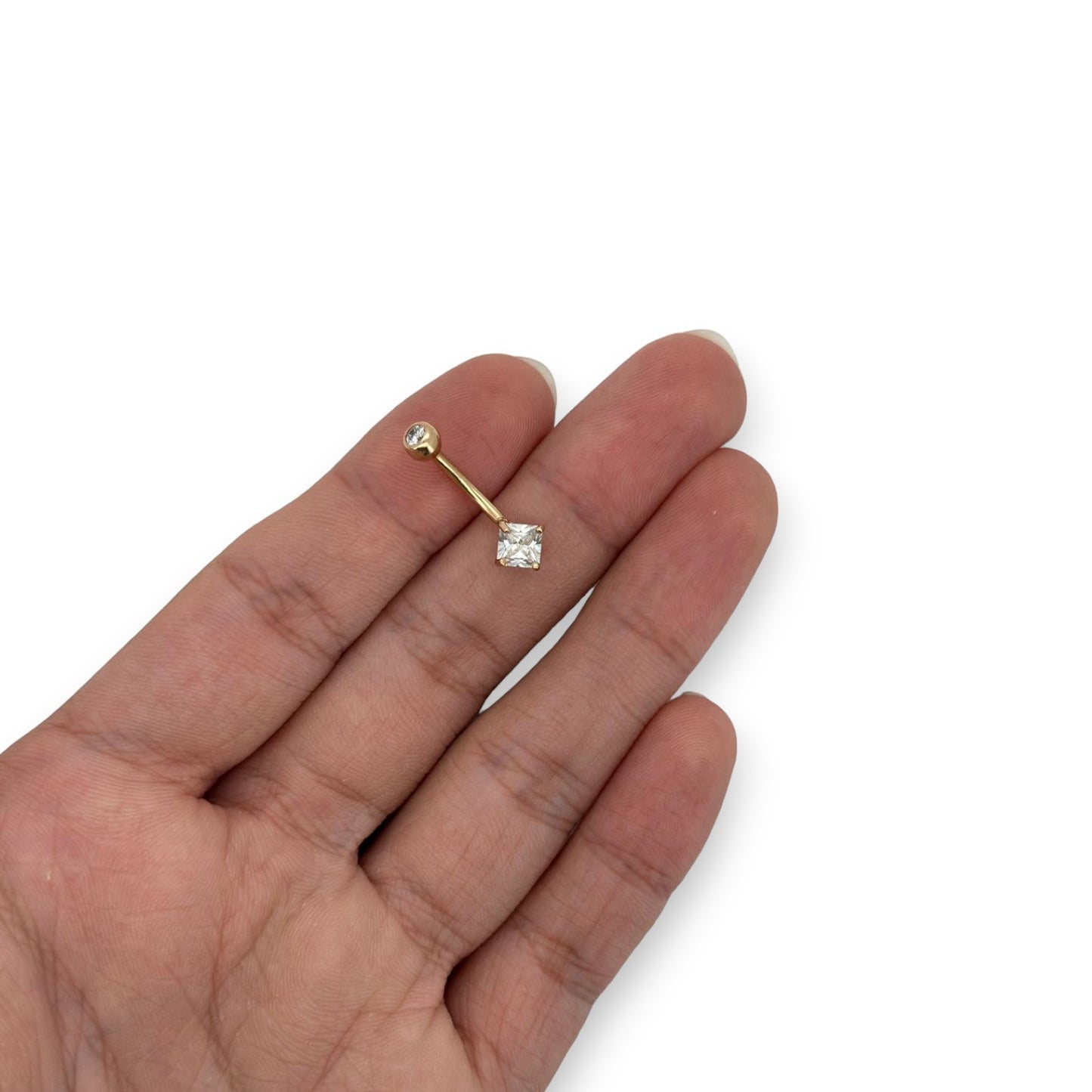 Belly Piercing - 14K Yellow Gold