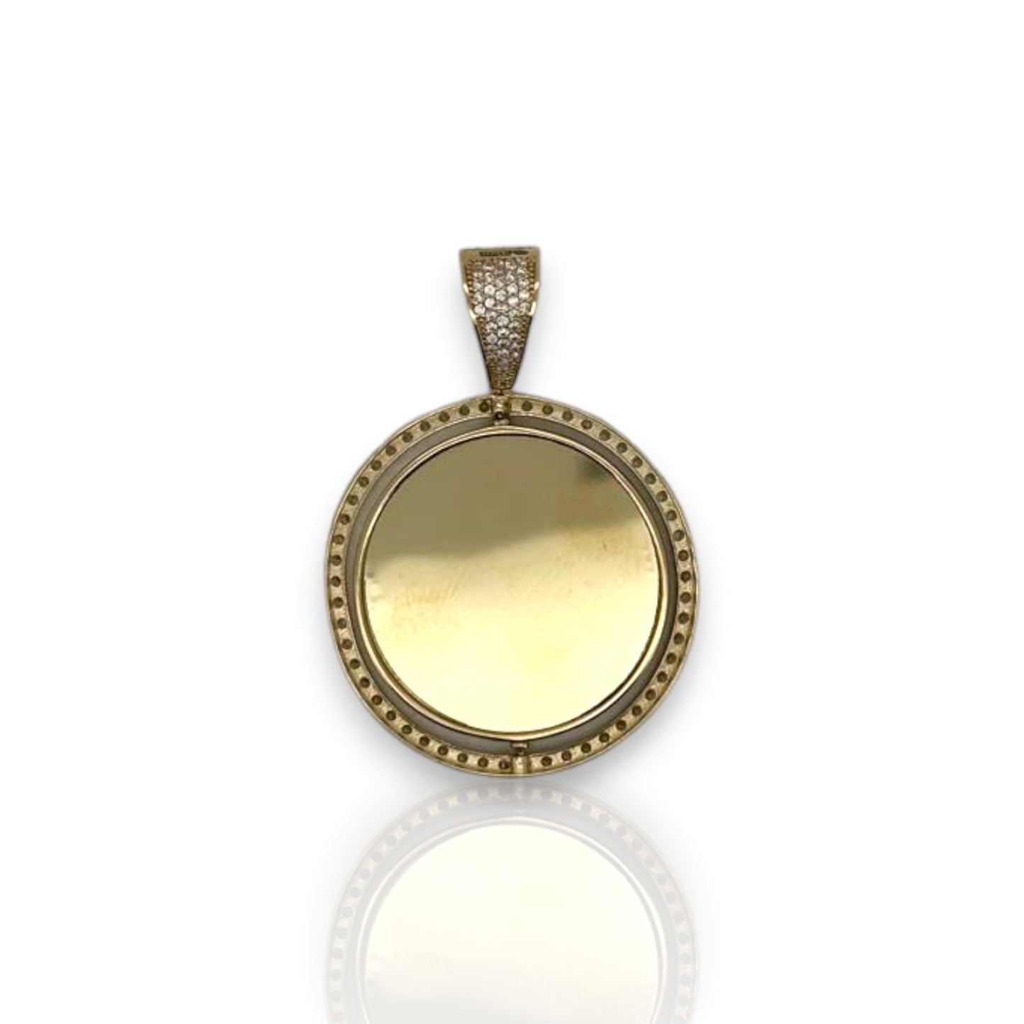 Picture Frame Pendant - 14K Yellow Gold