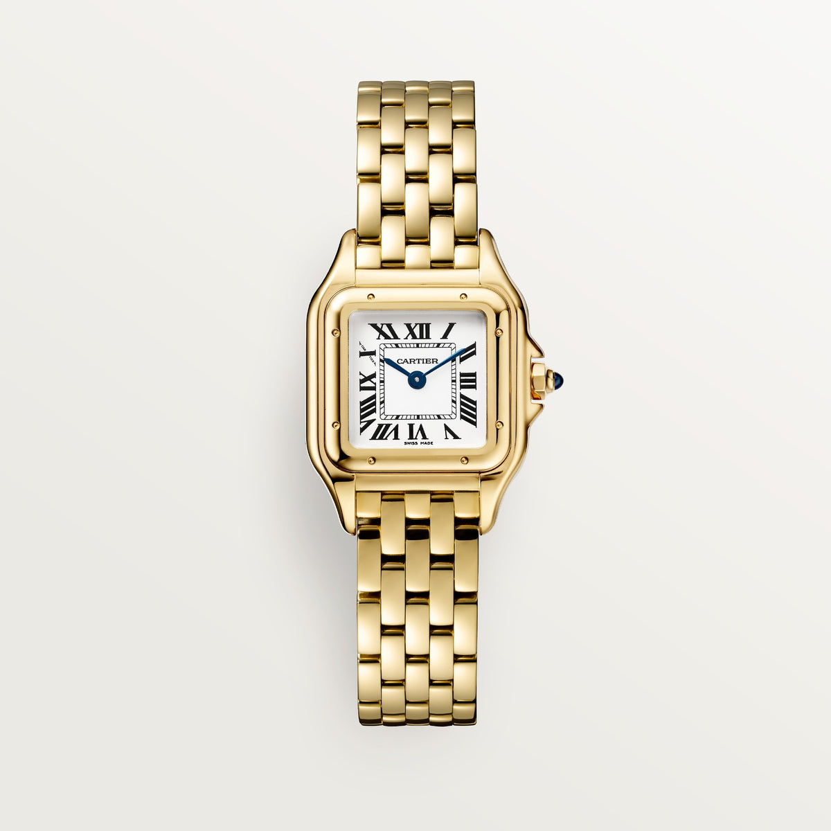 Cartier Panthère de Cartier WGPN0059 - Small model Yellow gold, Silvered Dial, Yellow gold bracelet