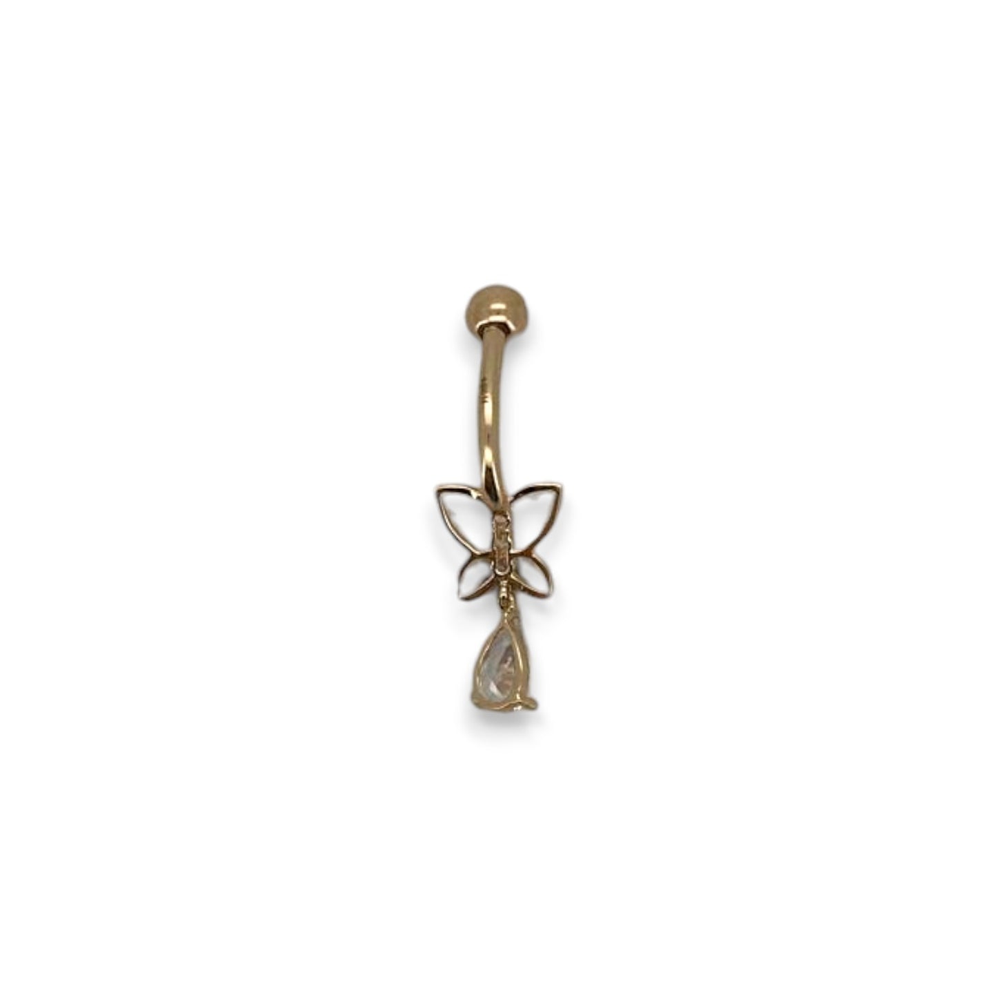 Belly Piercing - 14K Yellow Gold