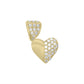 Heart CZ Pendant - 10K Yellow Gold