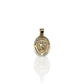 Medallion Bautismo CZ - 10K Yellow Gold