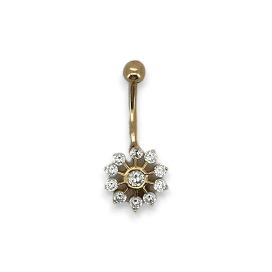 Belly Piercing - 14K Yellow Gold