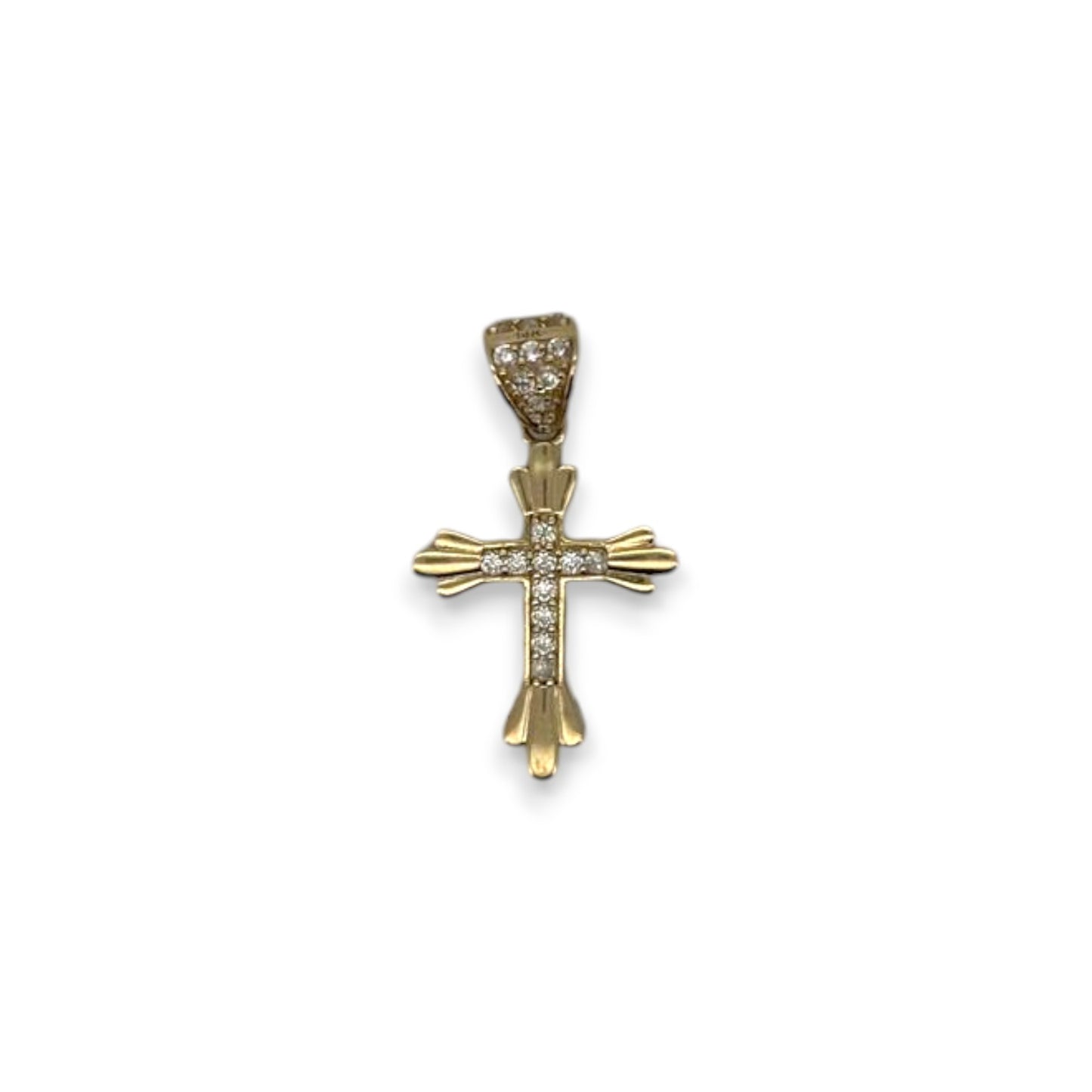 Cross Pendant - 14K Yellow Gold