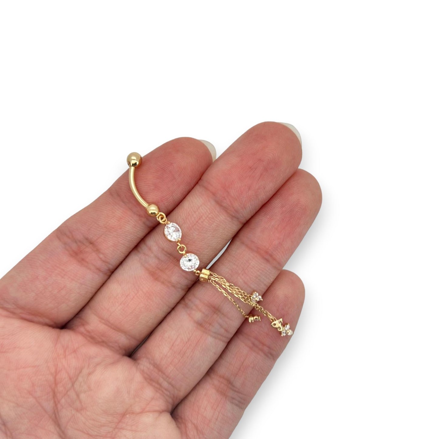 Belly Piercing - 14K Yellow Gold