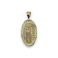 Virgin Mary Pendant - 14K Yellow Gold