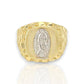 Virgin Mary Ring - 10k Yellow Gold