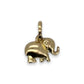 Elephant Pendant - 14K Yellow Gold