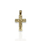 Cross Pendant - 10K Yellow Gold