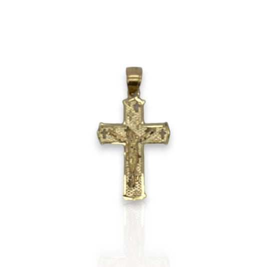 Cross Pendant - 10K Yellow Gold