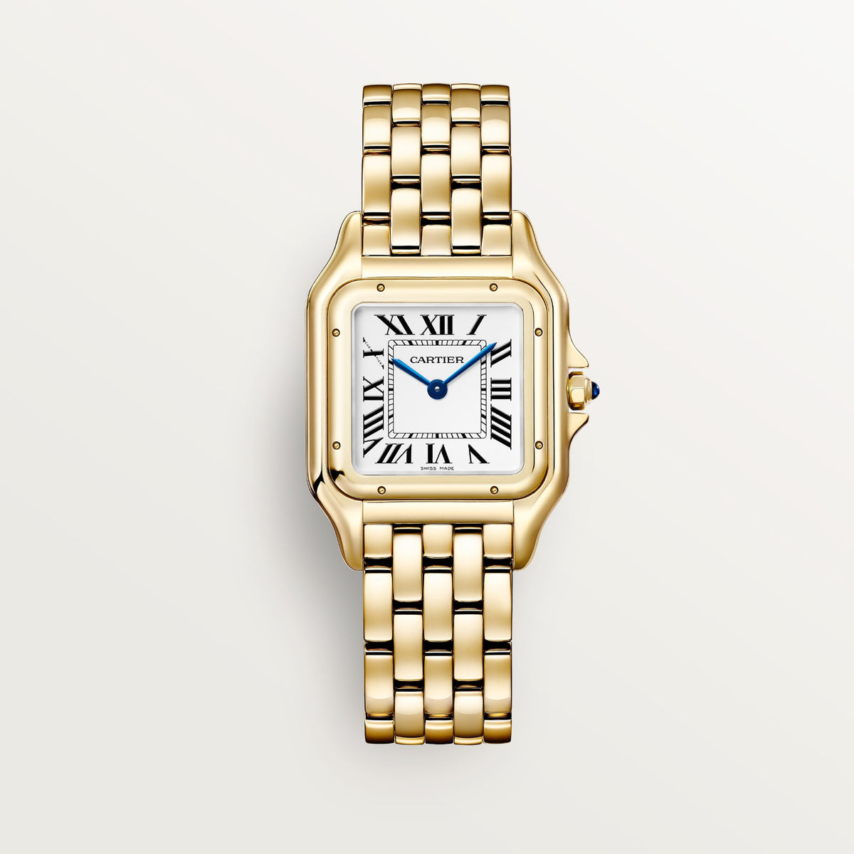 Cartier Panthère de Cartier WGPN0058 - Medium model Yellow gold, Silvered Dial, Yellow gold bracelet