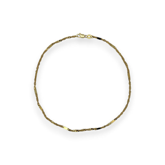 Anklet - 10K Yellow Gold