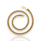 Franco Box Chain Necklace - 10K Two Tone Yellow Gold - Hallow