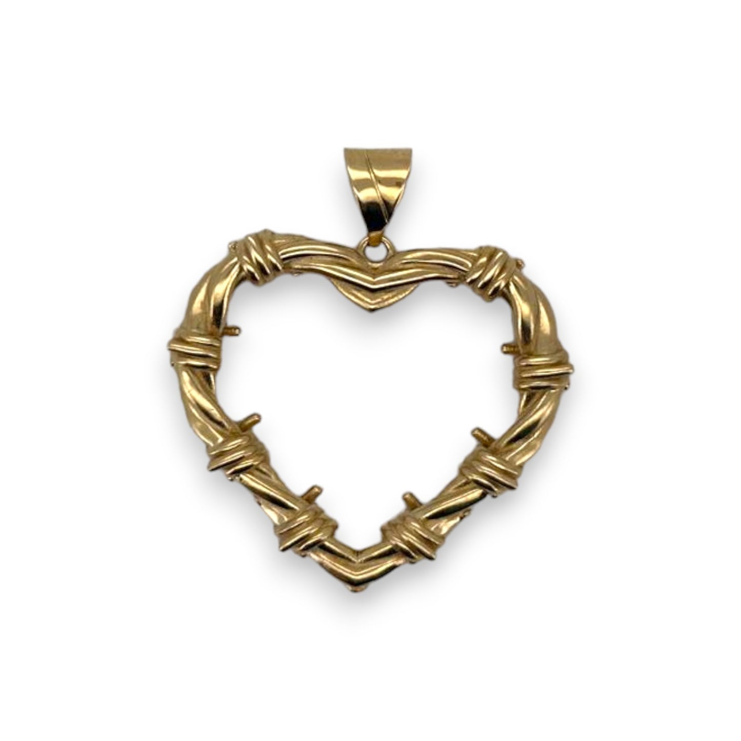 Heart Pendant - 14K Yellow Gold