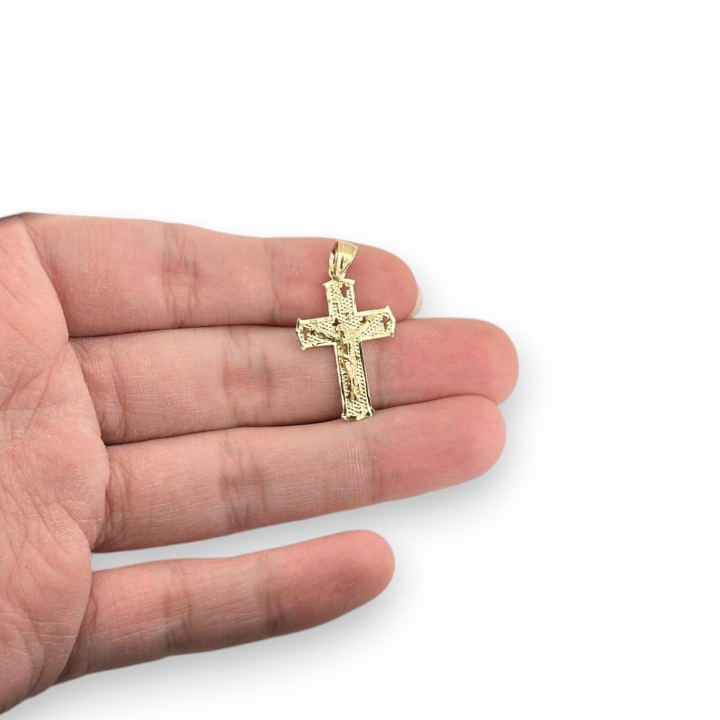 Cross Pendant - 10K Yellow Gold