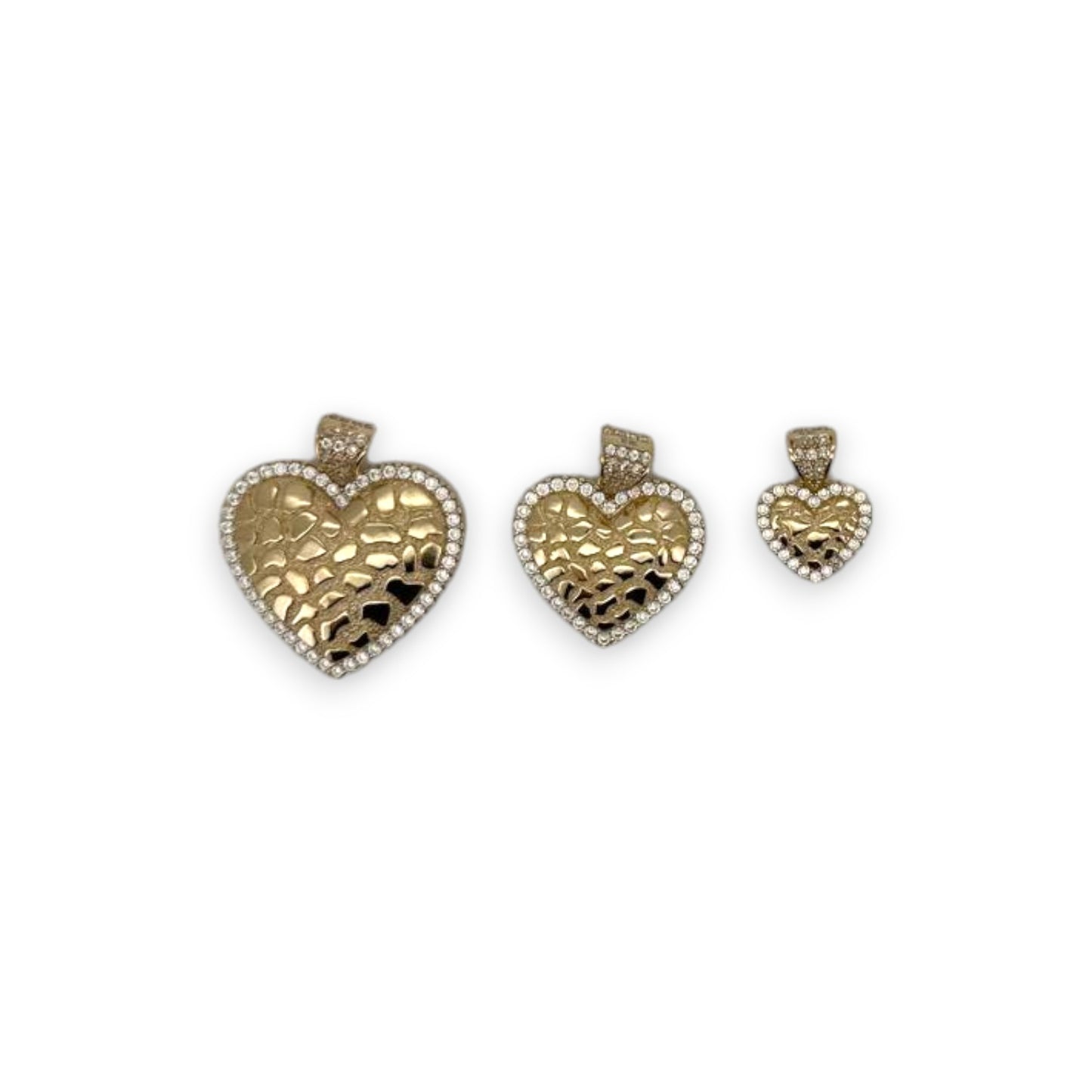 Heart Custom Picture Pendant - 10K Yellow Gold