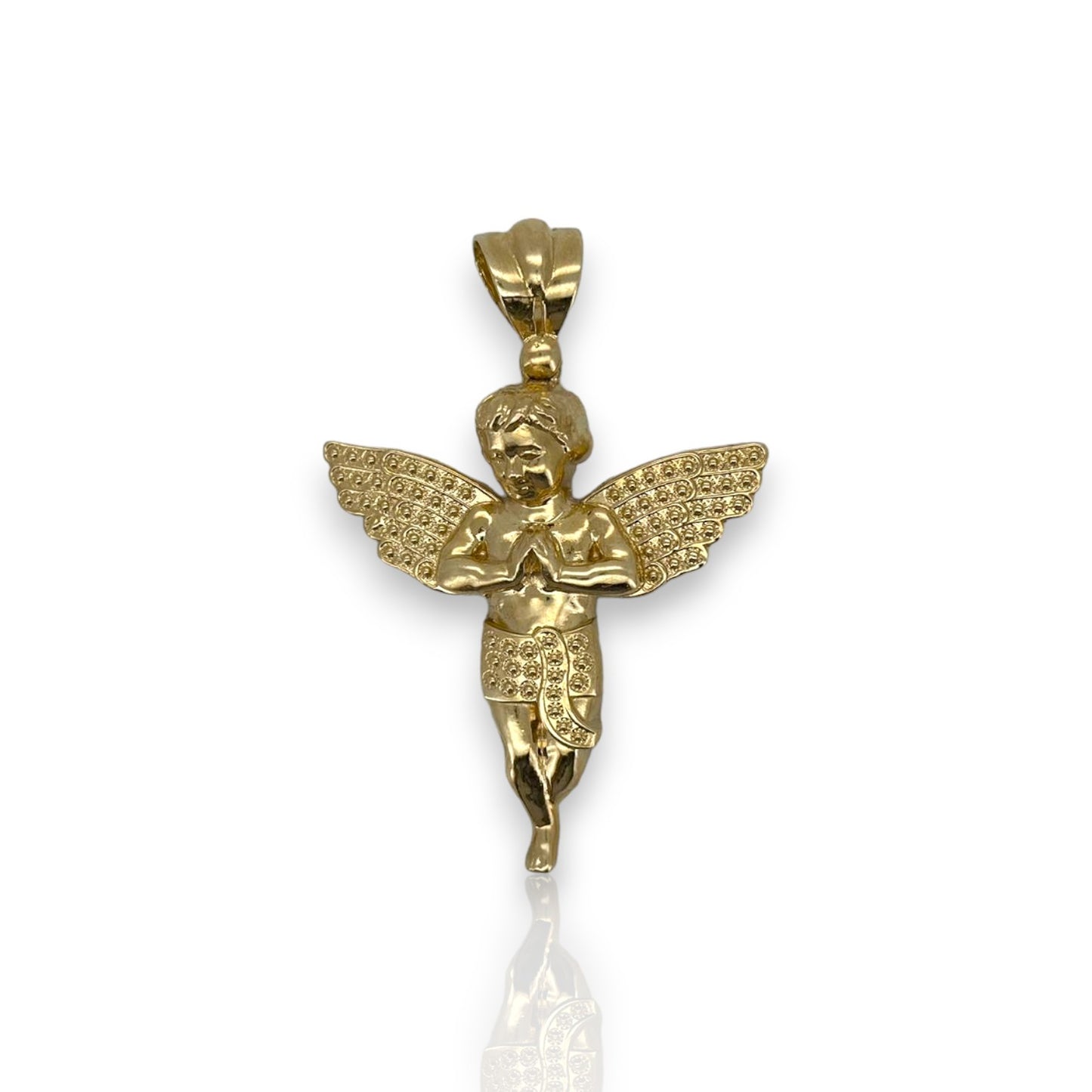 Angel Pendant - 14K Yellow Gold