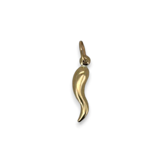 Horn Pendant - 14K Yellow Gold