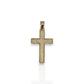 Cross Pendant - 10K Yellow Gold