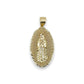 Virgin Mary Pendant - 14K Yellow Gold