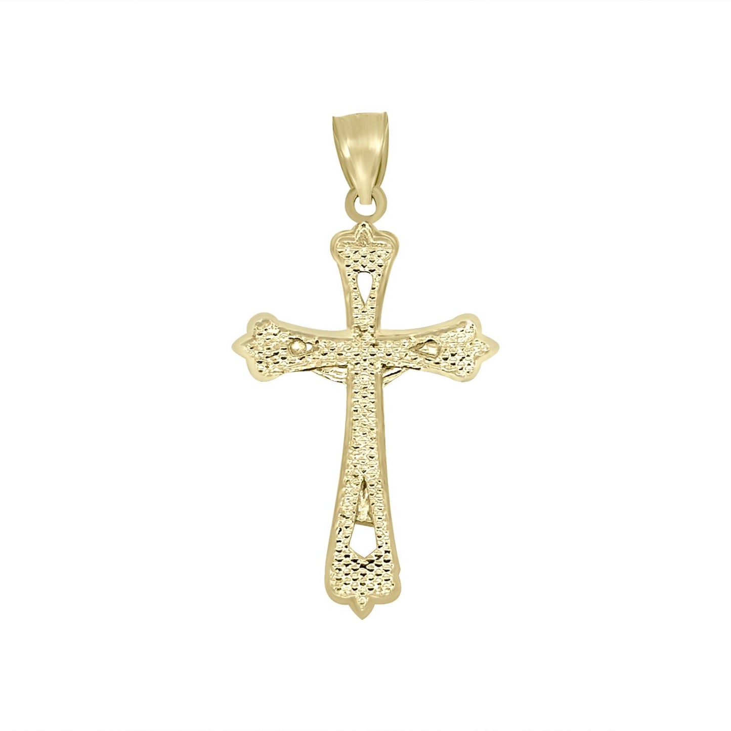 Cross Pendant - 10K Yellow Gold