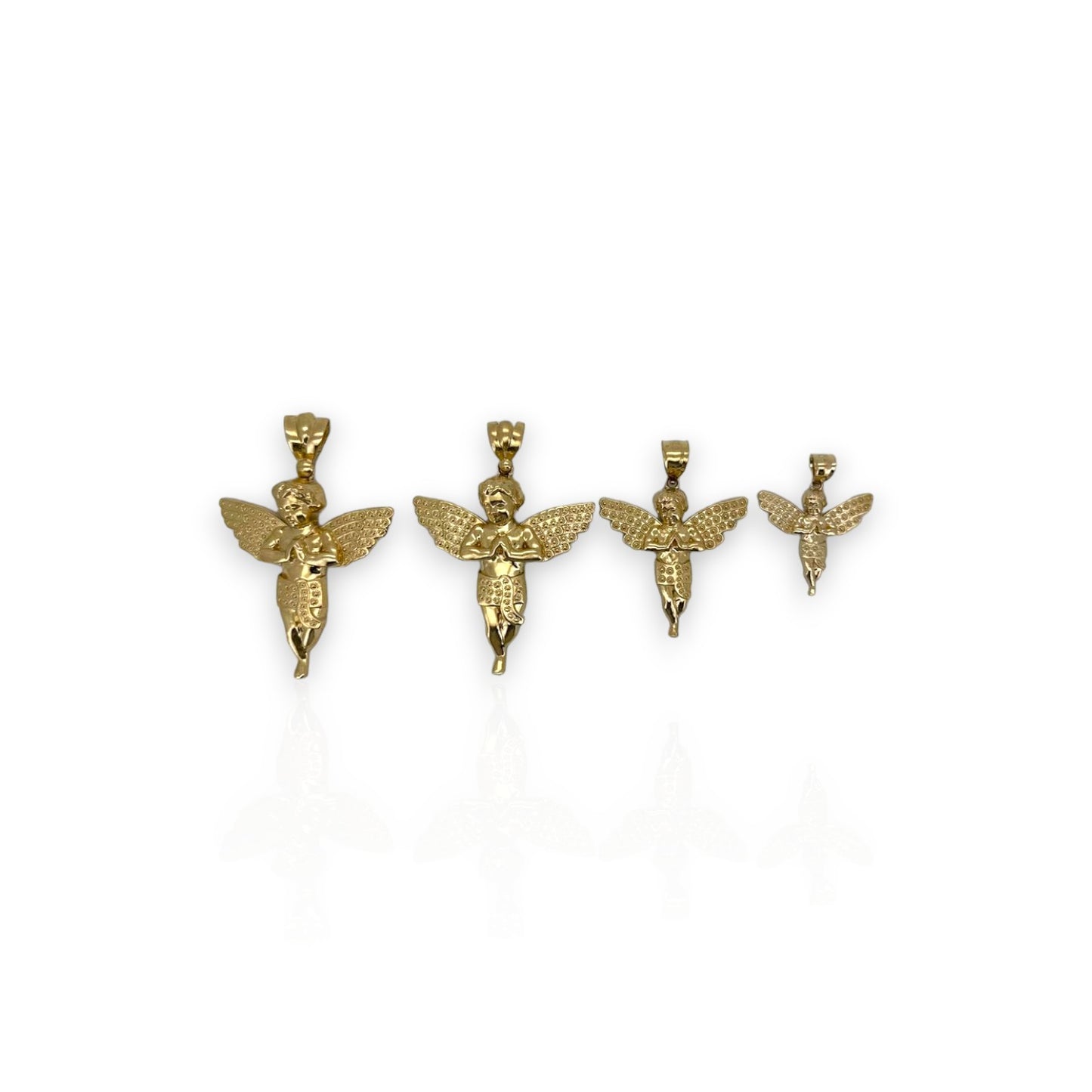 Angel Pendant - 14K Yellow Gold