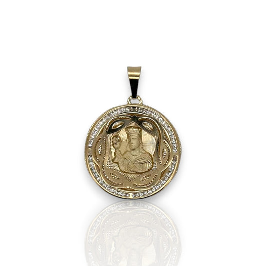 Medallion St Barbara - 10K Yellow Gold