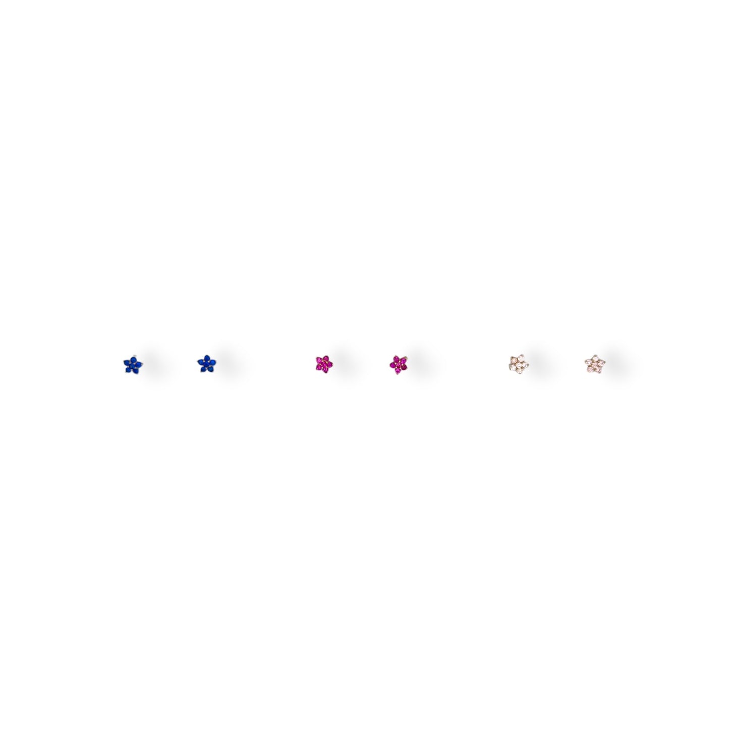 Tiny Star CZ Stud Earrings - 10K Yellow Gold (Copy)