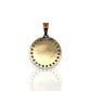 Circle Swallow Medallion - 10K Yellow Gold