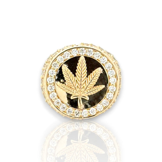 Leaf Ring - 14K Yellow Gold