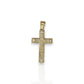 Cross Pendant - 10K Yellow Gold