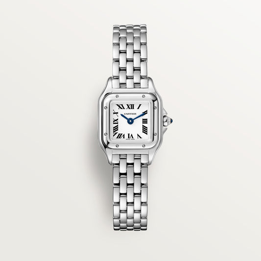 Cartier Panthère de Cartier WSPN0012 - Mini model Steel, Silver Dial, Steel bracelet