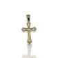 Cross Pendant - 10K Yellow Gold