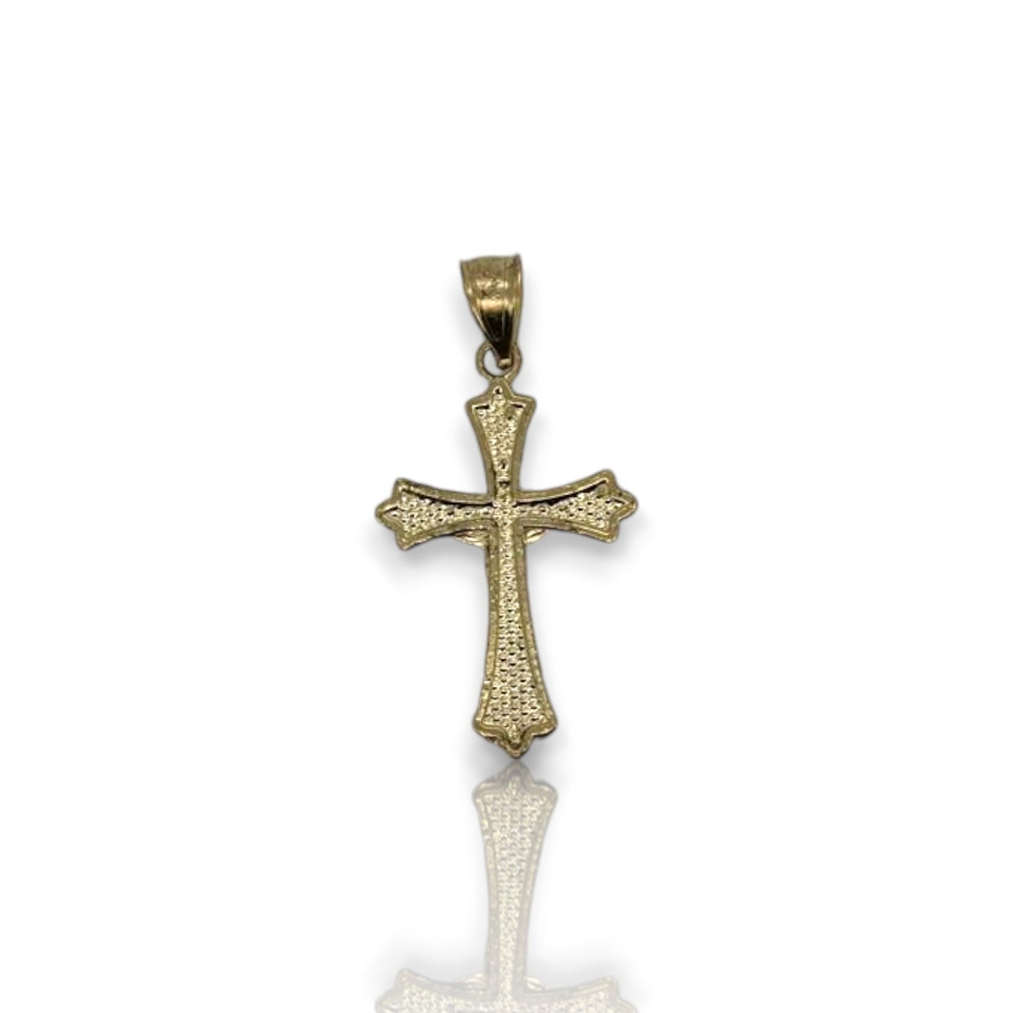 Cross Pendant - 10K Yellow Gold