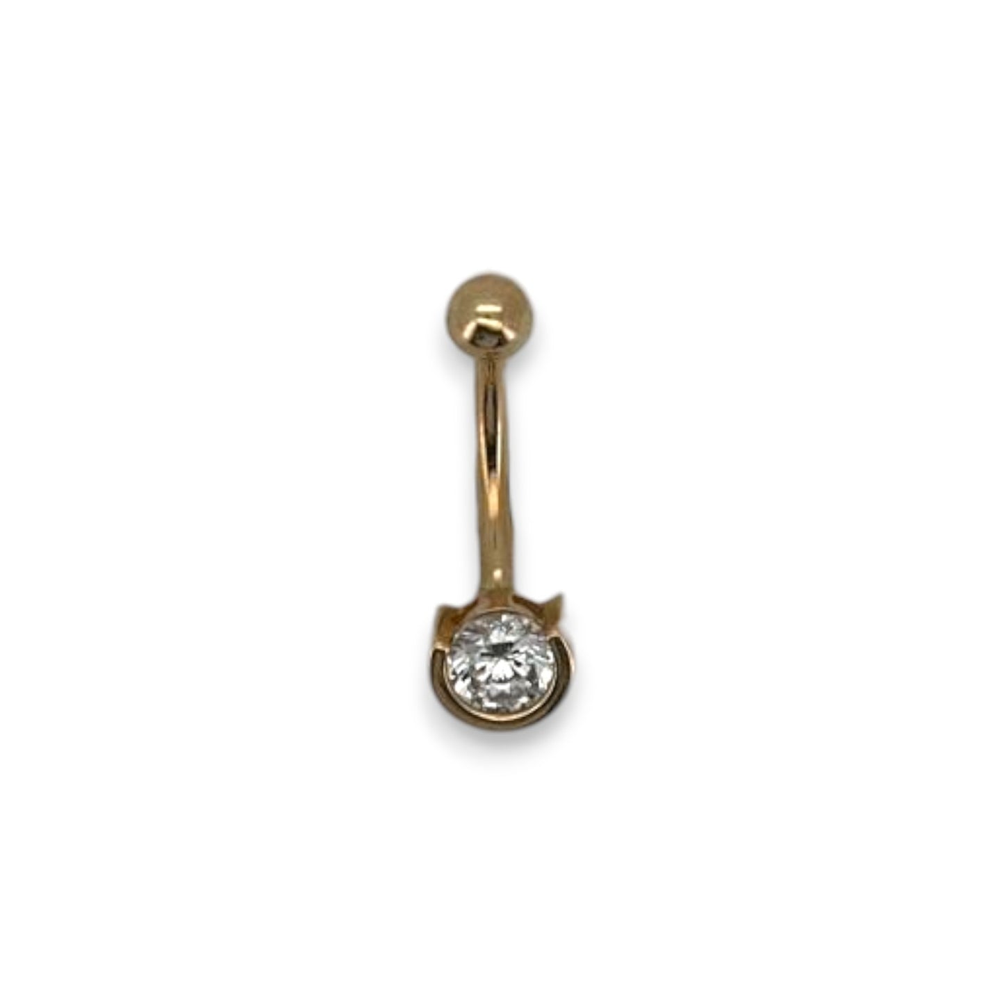 Belly Piercing - 14K Yellow Gold