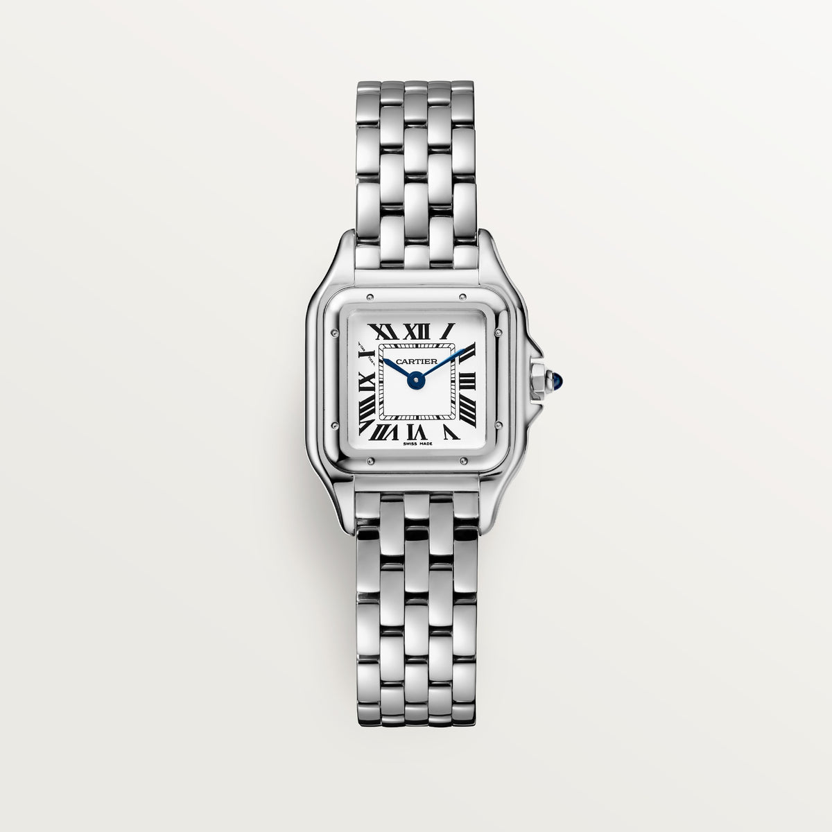 Cartier Panthère de Cartier WSPN0013 - Small model Steel, Silvered Dial, Steel bracelet