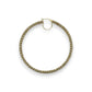 Ice Chain Hoops - 10K Yellow Gold