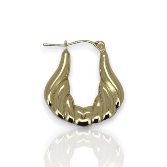 Hoop Earrings - 10K Yellow Gold