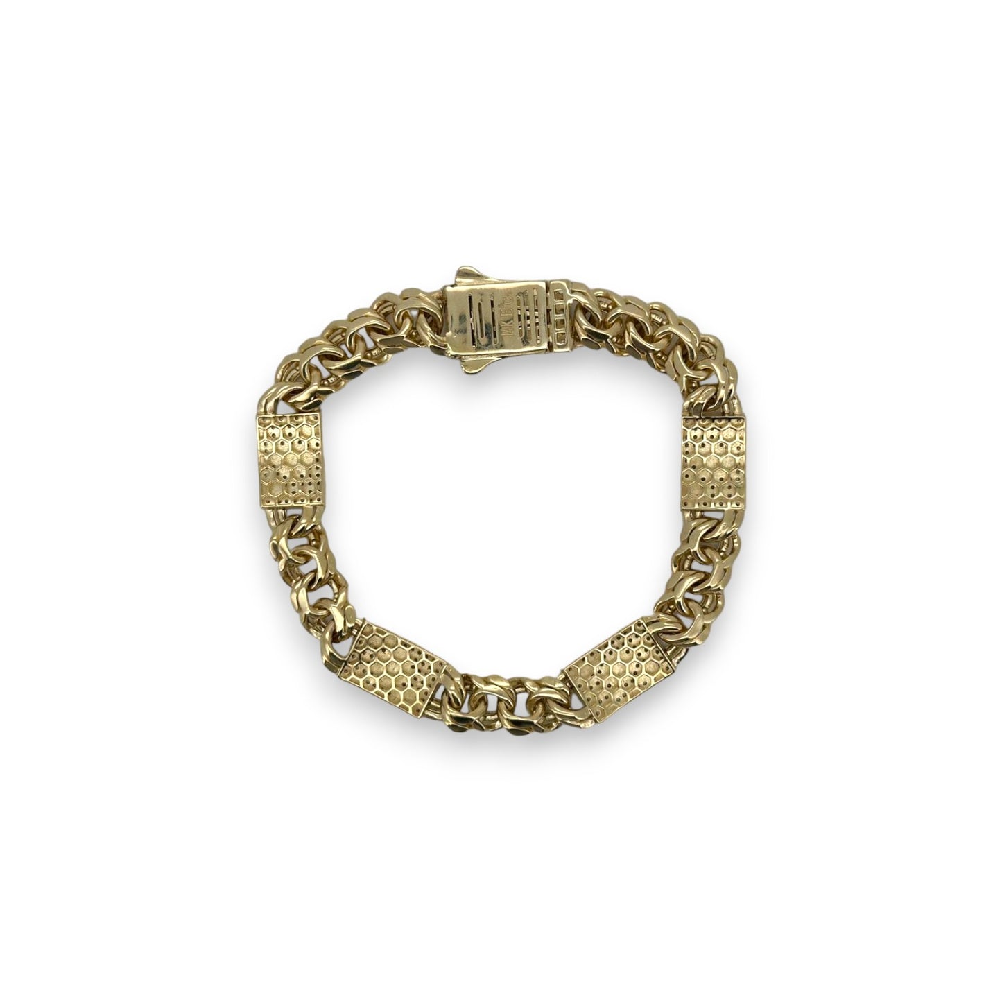 Poker Bracelet - 14K Yellow Gold